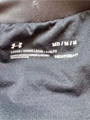 Under Armour Women's Charcoal Running Shorts with Coral Trim thumbnail 5
