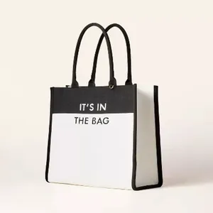 NWT Kate Spade X Target Women's Large Polka‎ Dot Tote Bag Black & White Chic thumbnail 4