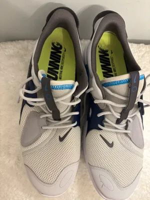 Nike Sneakers grey white netting running sneakers sz11.5 thumbnail 3