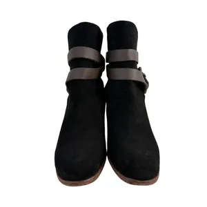 See by Chloe Janis Black Suede Ankle Boots Sz 37 EU 7 US thumbnail 3