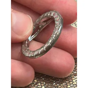 925 sterling silver pendant round circle g7 3.69g thumbnail 3