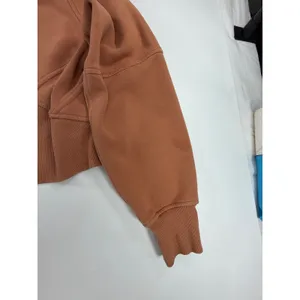 Lululemon Scuba Oversized Full Zip Hoodie Rust Orange XS/S Terracotta thumbnail 6
