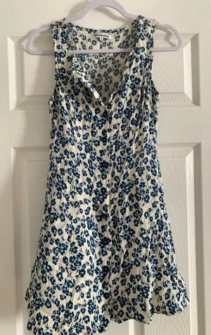 Reformation floral mini dress thumbnail 1