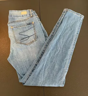 Seven7 Tummyless High Rise Skinny Jeans Size 4 Light Wash thumbnail 1