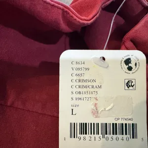 Free People Inbound Onesie crimson red size large NWT thumbnail 9