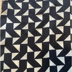 J. Crew Factory White & Black Geometric Cap-Sleeve Tank‎ Blouse Size 10 thumbnail 6