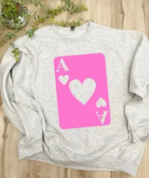 Ace of Hearts Sweatshirt thumbnail 4