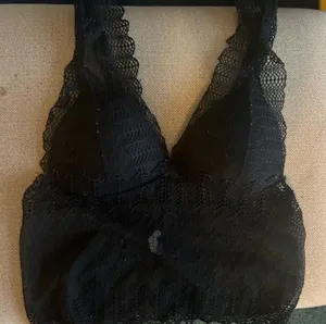 NWOT Sexy Black lace bralette thumbnail 1