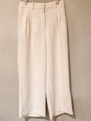 ARITZIA TROUSERS Wilfred women’s size 2 in a ivory pearl color thumbnail 3