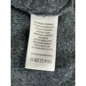 Ellen‎ Tracy Extra Fine Merino Wool Buckle Front Cardigan Gray Small thumbnail 10