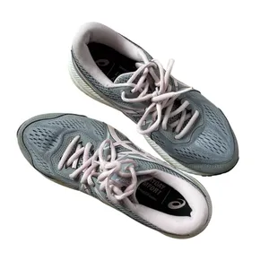 Asics everyday comfort amplifoam design gray pink size 8 sneakers‎ running shoes thumbnail 2