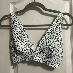 Intimately Free‎ People Erin Animal Print Scuba Bralette Coquette Lounge thumbnail 2