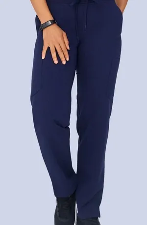 Mandala Scrub Pants Navy Blue Size S/TALL thumbnail 2