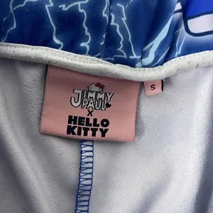 Hello Kitty Jimmy Paul sweatpants. Size small. Drawstring waist. Snap up legs. thumbnail 5