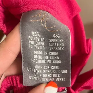 ✨Melissa McCarthy Seven7 Pink Tie Front Sz Medium Pants✨ thumbnail 8