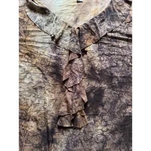 Dressbarn Women Sz‎ XL Ruffle Neck Blouse 3/4 Sleeve Business Casual City Career thumbnail 6