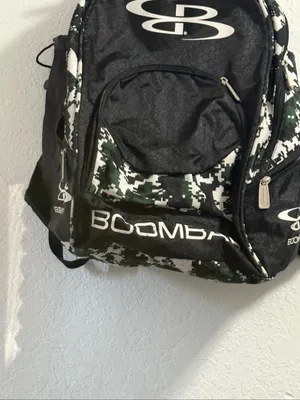 Boombah Equipment Backpack Baseball Softball Bat Compartment Camo Bag thumbnail 2
