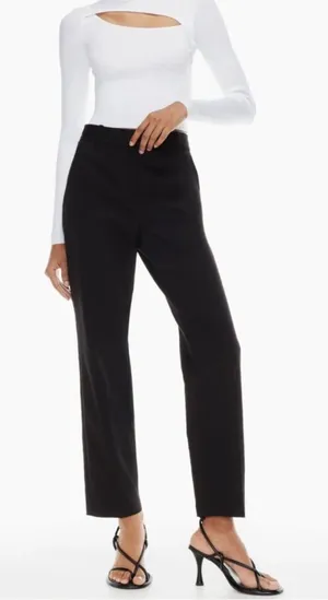 Aritzia Command Black Straight Leg Pants thumbnail 1