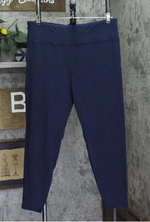NWT 32 Degrees Womens Heat Fleece Lined Leggings Indigo Iris Blue 2XL thumbnail 1