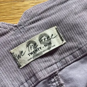 We The Free Purple Lavender Midi Skirt Women’s Size 29 Corduroy Front Zip thumbnail 4