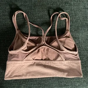 Lululemon Nulu And Mesh Spiced Chai Sports Bra thumbnail 4