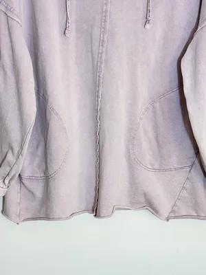 Easel Distressed Purple Hoodie Pullover Size Medium thumbnail 3