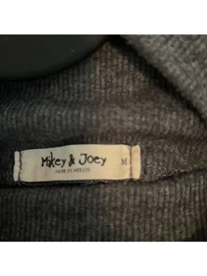 Mikey and Joey Gray Ribbed Shirt thumbnail 3