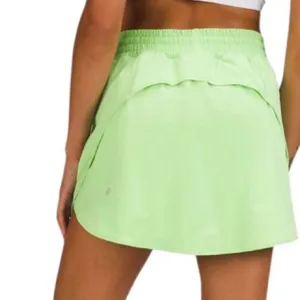 Lululemon Hotty Hot High-Rise Skirt Scream Green Light Size 4 skort thumbnail 7