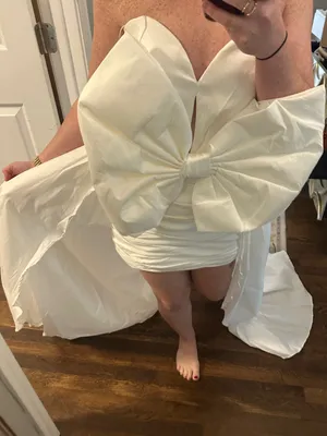 She Is The Moment Dress With Train thumbnail 5