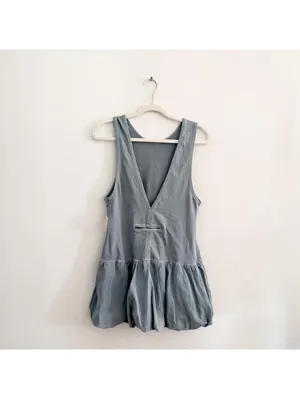 Free People Movement Hot Shot Bubble Mini Dress in Summer Storm thumbnail 5