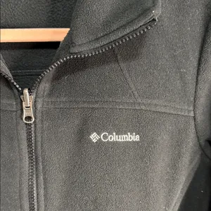 Columbia‎ Full Zip Fleece Jacket Women's Size M Black Gorpcore Outdoors thumbnail 3