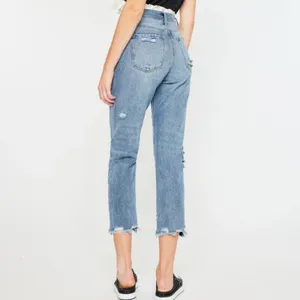 KanCan Michelle High Rise Slim Straight Jeans Size 9/28 Actual 31x27 Distressed thumbnail 2