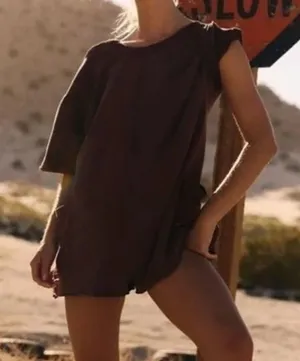 Free People Tee Movement Hot Shot Romper XS thumbnail 1