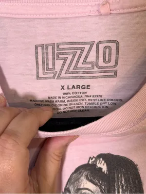Lizzo official womens Special tour 2023 merch long sleeve t-shirt pink XL thumbnail 3