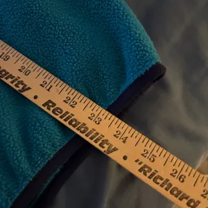 Vintage Woolrich Fleece Pullover Sweater Womens S Teal Oversized Made in USA thumbnail 6