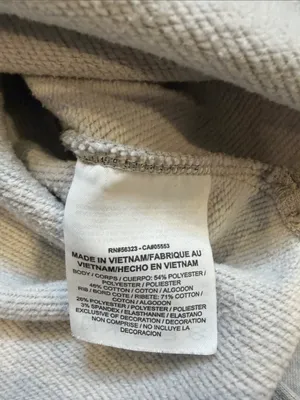 Nike sweatshirt high low hem side slits with zipper wrist pocket heather gray M thumbnail 6
