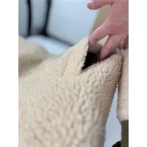 Jacqueline de Yong JDY Jdyiza Teddy Jacket Cream Sherpa Green Quilted XL thumbnail 8