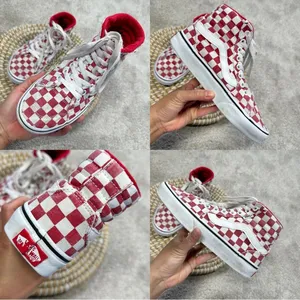 Vans Women’s Filmore High-Top Checkerboard Red Lace Up Sneakers Size 6 thumbnail 12