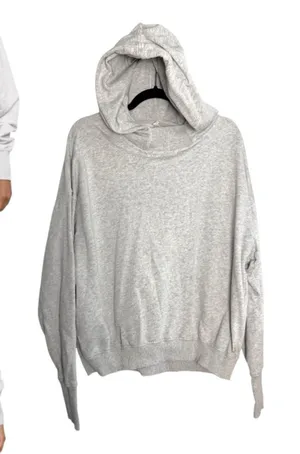 Free People FP Movement Fast Break Cotton Terry Pullover Grey Hoodie XS thumbnail 1