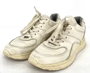 Everlane The Trainer Off White Leather Sneakers Women's Size 8.5 thumbnail 1