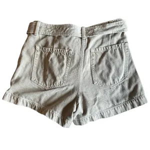 Banana Republic High-Rise Pleated 4" Jean Short‎ Sz 30 thumbnail 4