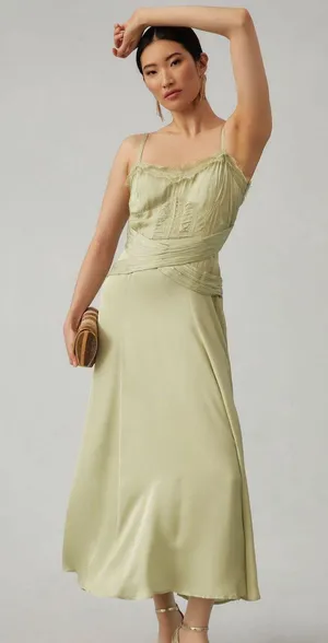 Anthropologie Slip Dress thumbnail 1