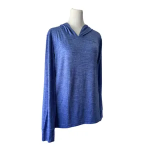 Old Navy Blue Hooded Lightweight Pullover Sweatshirt thumbnail 3