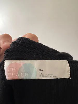Free People Beach Open‎ Knit Black Fuego Sweater Skirt thumbnail 8