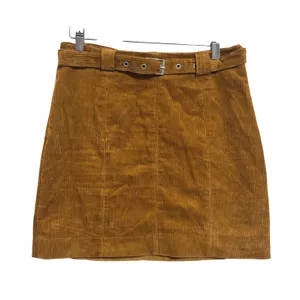 Urban Outfitters Mini Skirt Honey Brown Corduroy Belted Boho Retro Festival M thumbnail 2