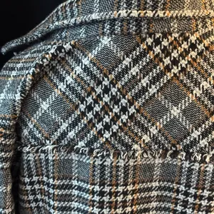 Yest Houndstooth Patterned‎ Jacket Black Size 8 thumbnail 3
