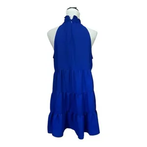 1.STATE Sleeveless‎ Smocked Tiered Mini Short Dress Size Large thumbnail 2