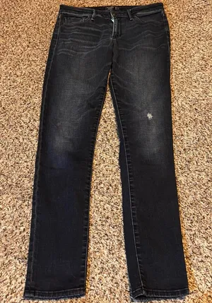 Abercrombie Fitch Harper Low Rise Super Skinny Jeans Dark Wash Size‎ 27 thumbnail 1
