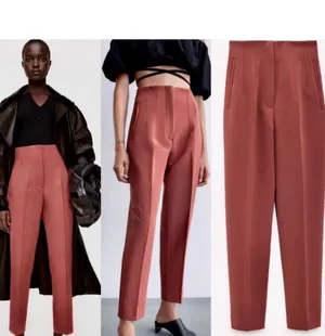 ZARA Pink Trousers thumbnail 2