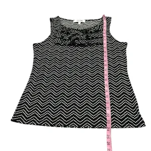 JONES STUDIO stretchy polkadot tank thumbnail 3